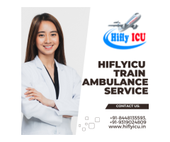 Medically Certified Train Ambulance service in Ranchi by Hiflyicu