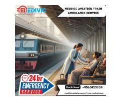 Use Medivic Aviation Train Ambulance Service in Dibrugarh with Best Care for Patients