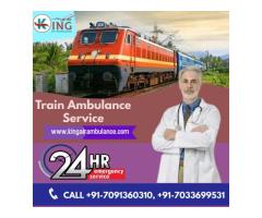 Get Best and Low-Cost Train Ambulance in Ranchi by King Ambulance