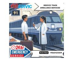 Book Medivic Aviation Train Ambulance in Varanasi with Perfect Medical Care