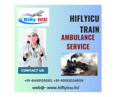 Cost-Effective with Advanced Medical Tools Train Ambulance Service in Hyderabad by Hiflyicu