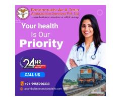 24 Hours Helpful Panchmukhi Train Ambulance Available in Low Budget in Lucknow