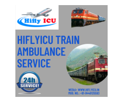 Train Ambulance Service in Ahmedabad by Hiflyicu- World-Class Medical Facilities