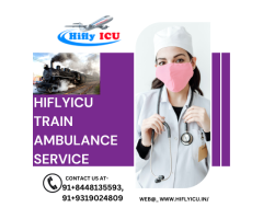 Train Ambulance Service in Dimapur by Hiflyicu- Well-Planned Evacuation Serviceable