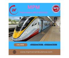 Hire MPM Train Ambulance Services in Lucknow with Superb Medical Care