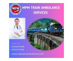 Hire MPM Train Ambulance Services in Dibrugarh with ICU Facilities