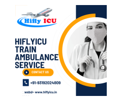 Train Ambulance Service in Patna by Hiflyicu- Low-Fare Emergency Medical