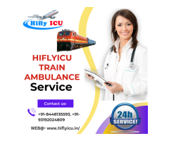 Train Ambulance Service in Ranchi by Hiflyicu- 24/7 at Lower Price