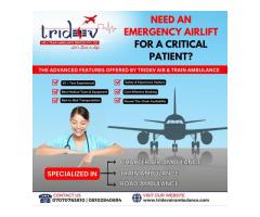 Get The Medical Advantages for Quick Arrival – Tridev Air Ambulance Service in Guwahati