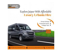 Urbania Hire Jaipur | Force Urbania on Rent Rajasthan | Wedding, Family Tour & Airport Transfer