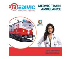 Choose Medivic Train Ambulance in Kolkata at the Lowest Cost with ICU Facilities