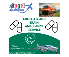 Air & Train Ambulance Service in Jabalpur by Angel- Get a Risk-Free Transfer