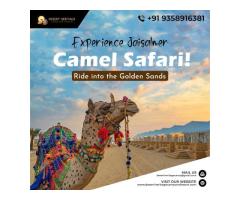 Camel Safari in Jaisalmer – An Authentic Desert Adventure with Desert Heritage Camps and Resorts