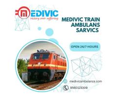 Medivic Train Ambulance Services in Ranchi provides affordable facilities